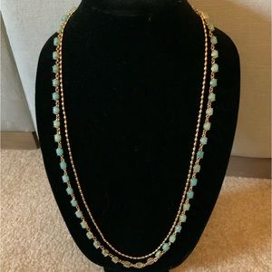 Kate Spade Seastone Sparkle Necklace NWT